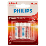 Philips LR03 AAA Alkaline Batterier 4 st