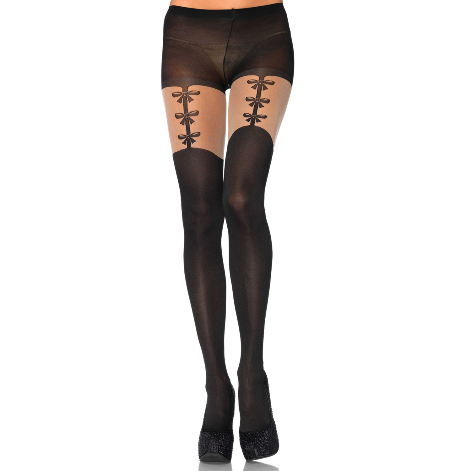 Leg Avenue Strumpbyxor med Rosetter