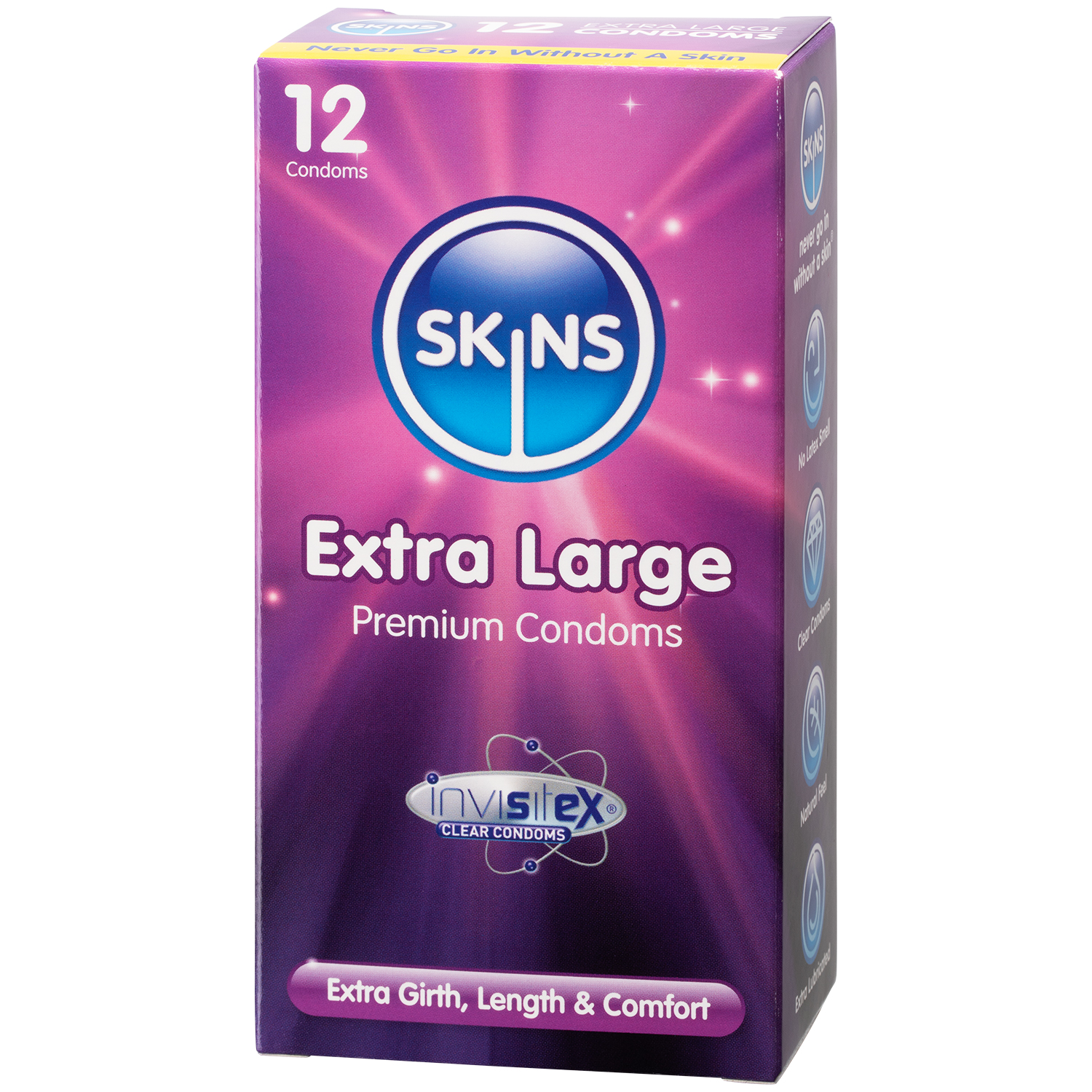 Skins Extra Large Kondomer 12-pack