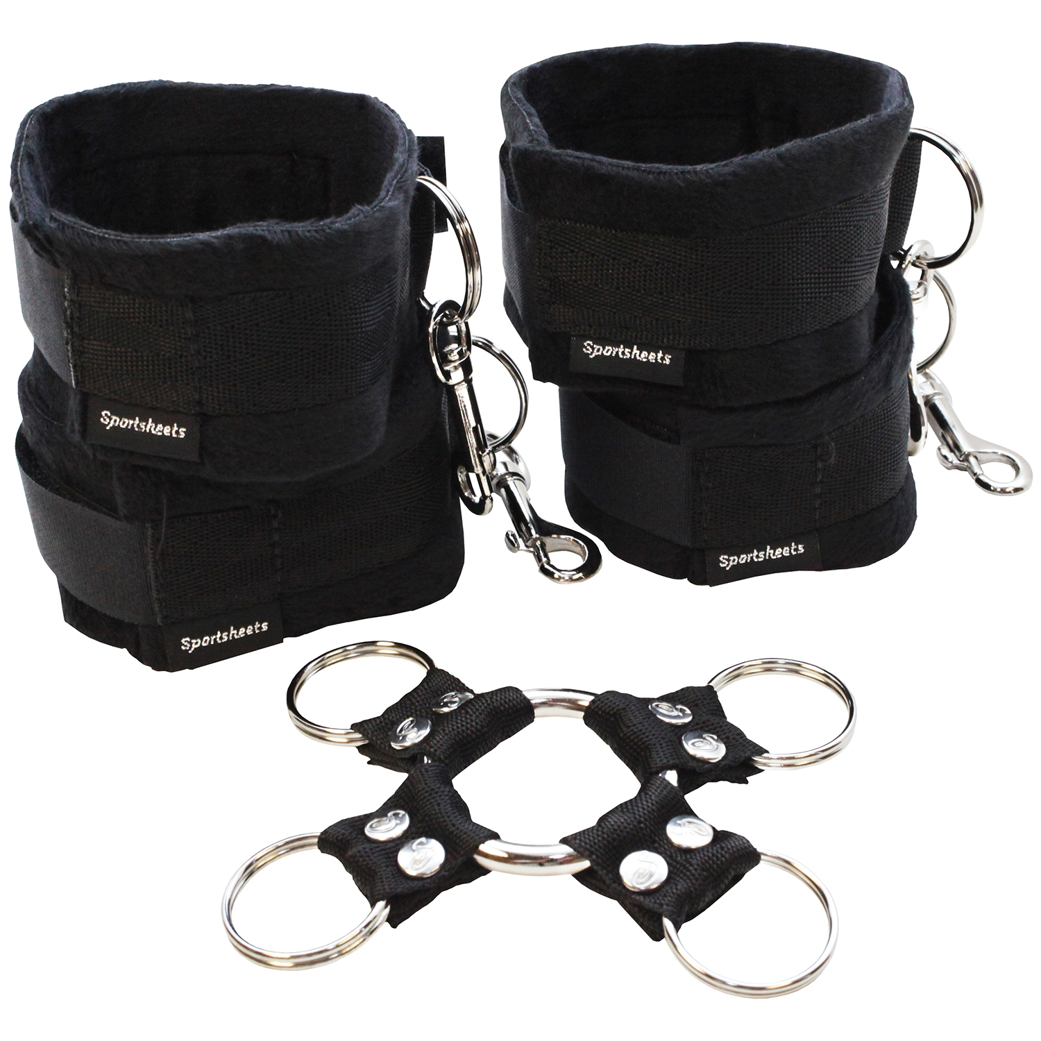 Sportsheets 5-delars Hog Tie & Manschetter kit