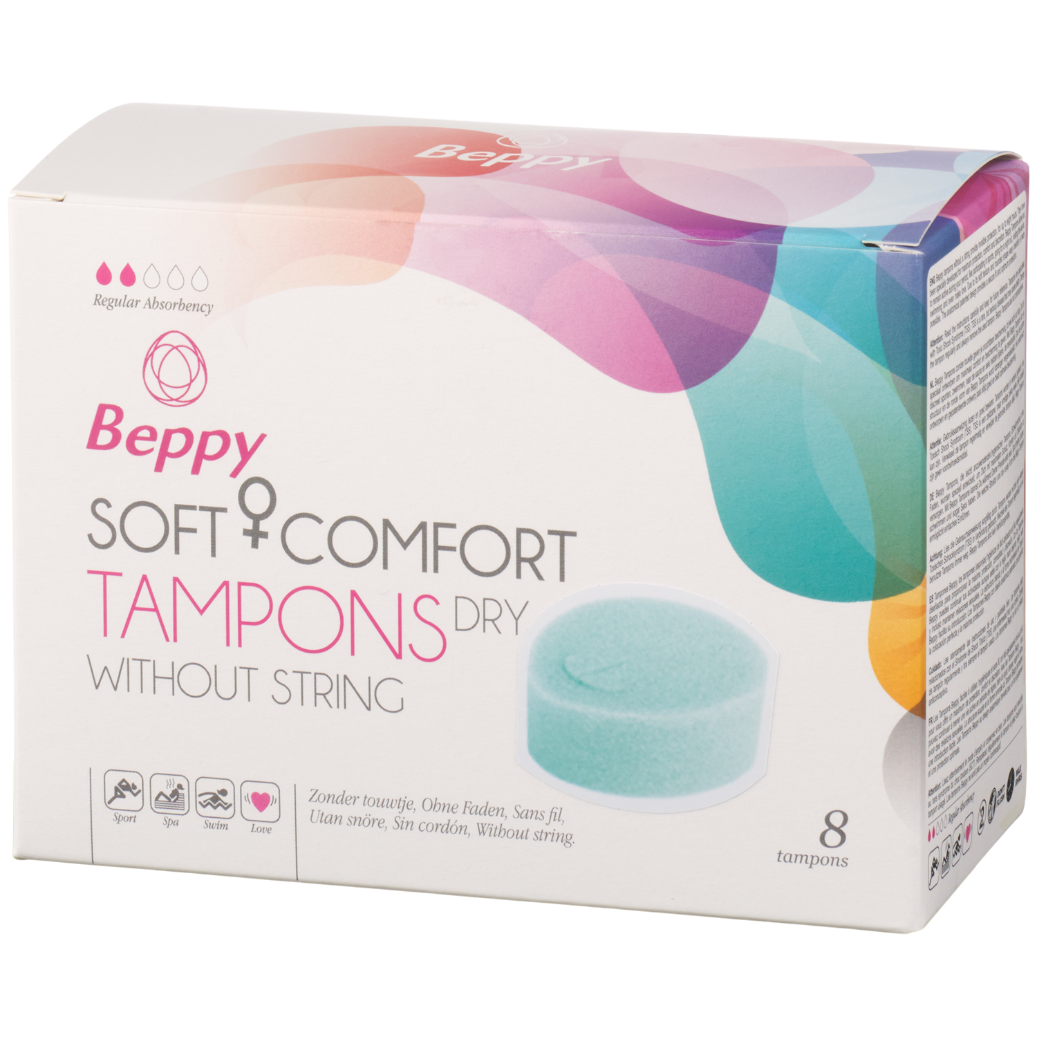 Beppy Dry Comfort Tampons 8-pack