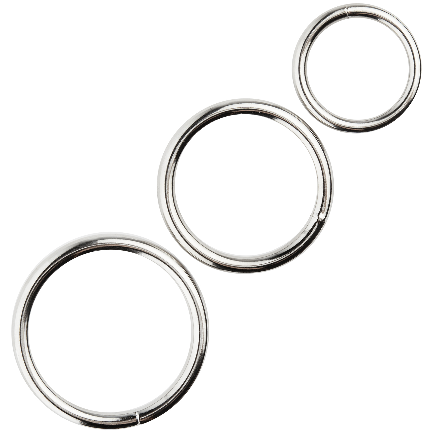 Spartacus Metall Penisringar 3 st