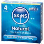 Skins Natural Normala Kondomer 4 st