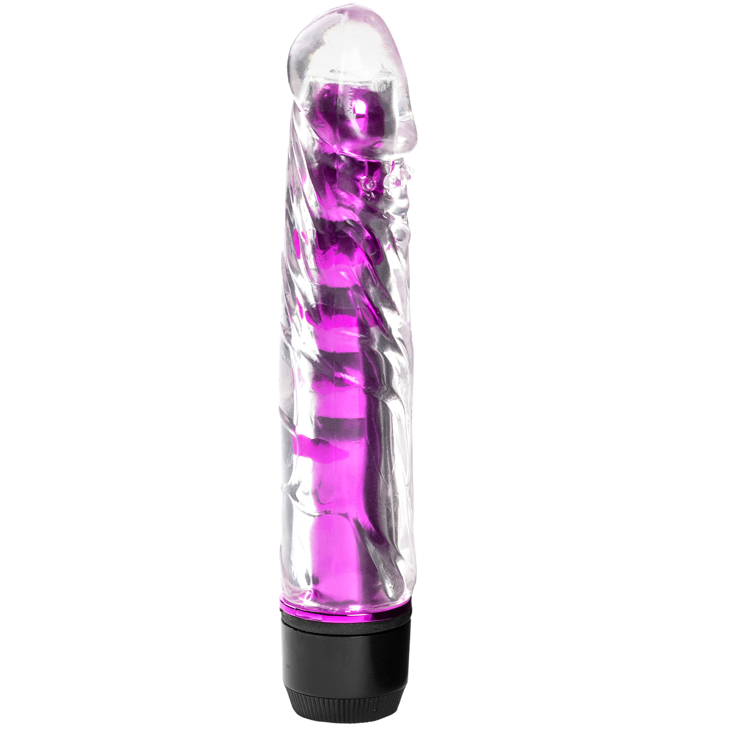 Baseks Glossy Dildovibrator för Nybörjare