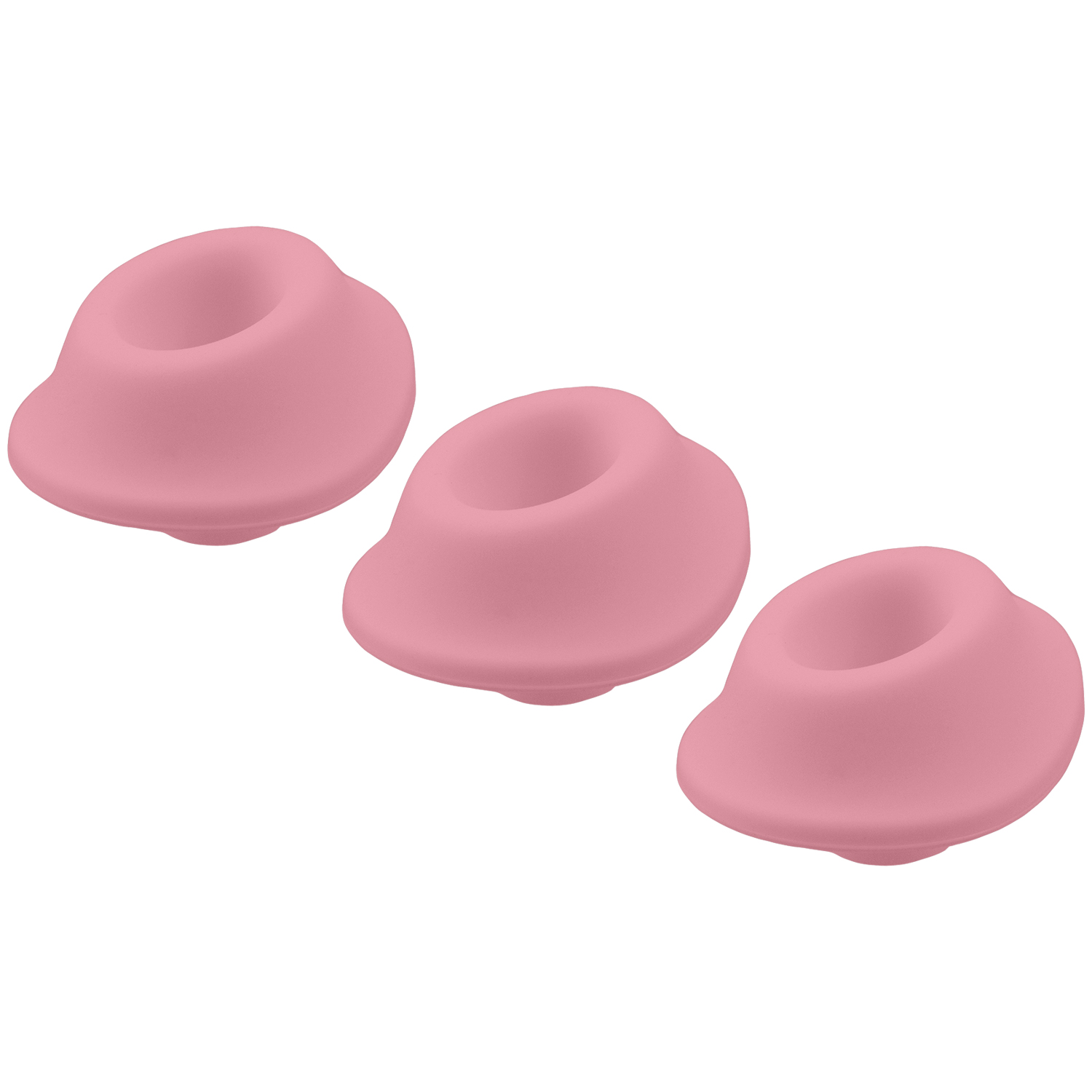 Womanizer Rosa Ersättningshuvuden 3-pack Small