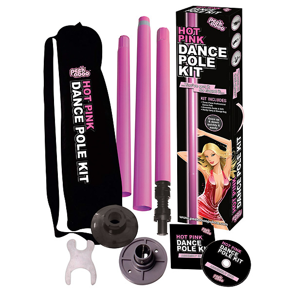 Peekaboo Hot Pink Pole Dance Stång